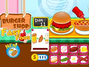 Burger shop fast food