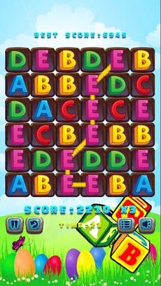 ABC Match 3 Puzzle - ABC Drag Drop Line Game