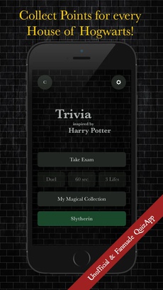 Quiz inspired by Harry Potter