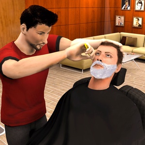 Virtual Barber Shop Hair Salon - iPhone/iPad game play online at 