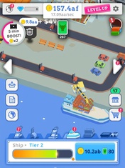 Idle Port Tycoon - Sea game