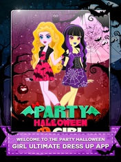 " Descendants of Monster Girl " Dress-up - Ever after Halloween hight party salon game