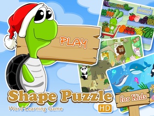 Shape Puzzle HD - Word Learning Game for Kids