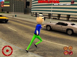 Baldi Stickman Hero Crime City