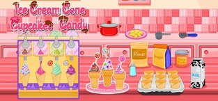 Ice cream cone cupcakes candy