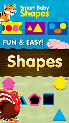 Shapes! Toddler Kids Games,Baby Boys Learning Free