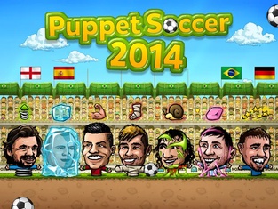 Puppet Soccer 2014 - Football championship in big head Marionette World
