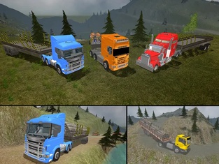 Off Road Cargo Heavy Trailer Truck Simulator 3D