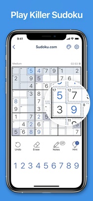 Киллер судоку от Sudoku.com