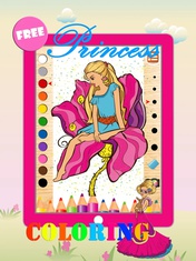 Princess Fairy Coloring Book Free Games For Kids 1