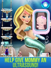 Mermaid's New Baby - Family Spa Story & Kids Games