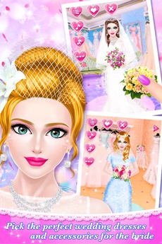 Celebrity Wedding Planner - Bridal Makeover Salon: SPA, Makeup & Dressup Beauty Game for Girls