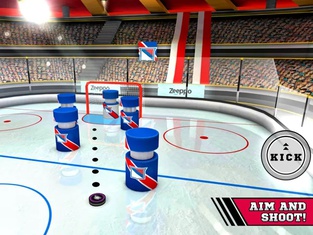 Pin Hockey - Ice Arena - Glow like a superstar air master