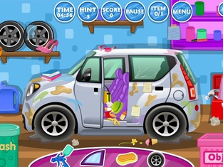 Clean up car wash game