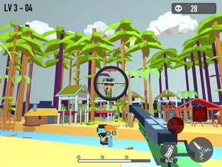 Block Shooting Hero - Gun Game