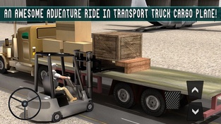 Transport Truck Cargo Plane 3D