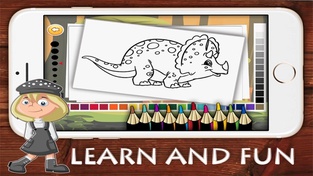 Dinosaur children coloring book : Best 24 pages