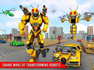 Пчела робот-трансформер игра