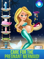 Mermaid's New Baby - Family Spa Story & Kids Games