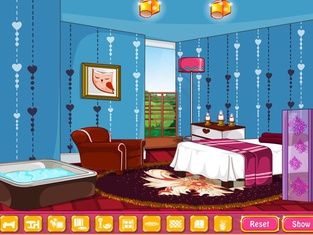 Girly room decoration game
