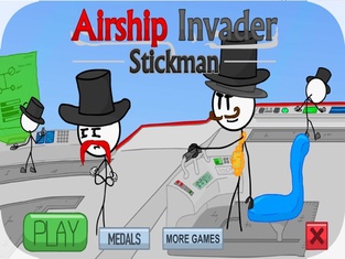 Airship Invader:Stickman Game