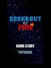 Breakout of fire - Arkanoid game