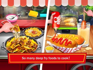 Street Fry Foods Cooking Games