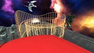 VR Space Roller Coaster Galaxy