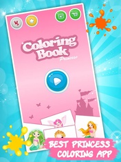 Best coloring book - Princess