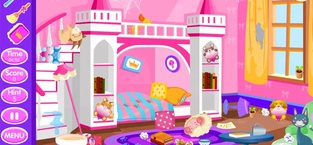 Princess room cleanup games