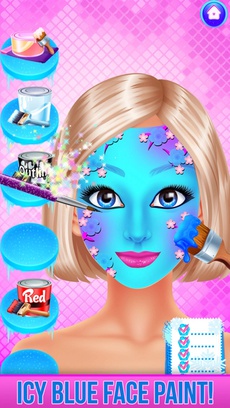 Ice Princess Face Paint Salon