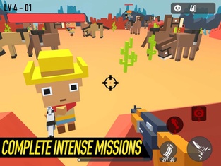 Block Shooting Hero - Gun Game