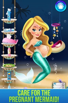 Mermaid's New Baby - Family Spa Story & Kids Games