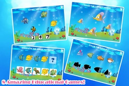Marine Animals Toddler Preschool - Educational Fish Games for Kids Free