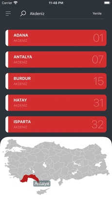 Türkiye Haritası ve İllerimiz