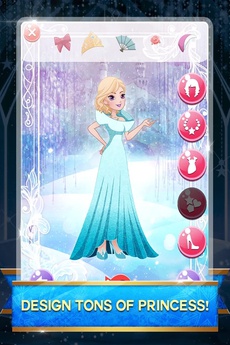 " Snow fall princess High-land " Dress-up : The Ever queen sister after fever games