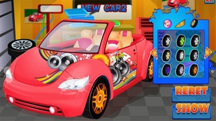 Super car wash game & mechanic