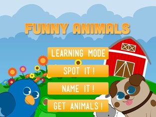 Funny Animals: Play and learn!