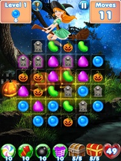 Candy Halloween Games Match 3