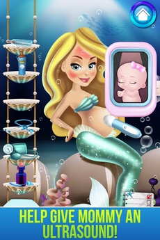 Mermaid's New Baby - Family Spa Story & Kids Games