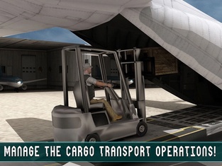 Transport Truck Cargo Plane 3D