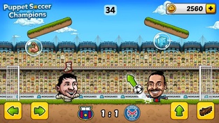 Puppet Soccer Champions - Football League of the big head Marionette stars and players