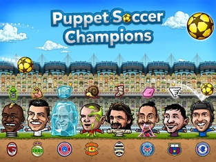 Puppet Soccer Champions — футбольная лига большеголовых кукол звездных игроков