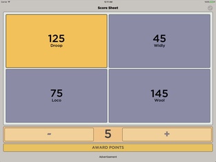 Domino Score Sheet