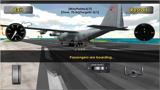 Flight Simulator Transporter Airplane Games