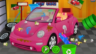 Super car wash game & mechanic