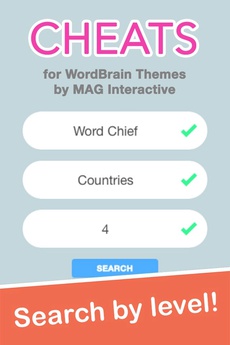 All Answers & Cheats for "WordBrain Themes" Word Game Developed by MAG Interactive ~ FREE