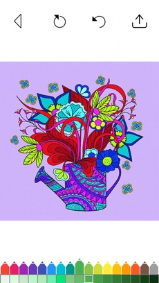 Цветы - Раскраски для Взрослых