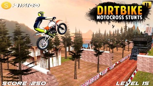 Dirt Bike Race Motocross Stunt
