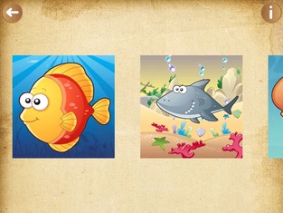 Marine Animals Puzzles  - Learning kids games